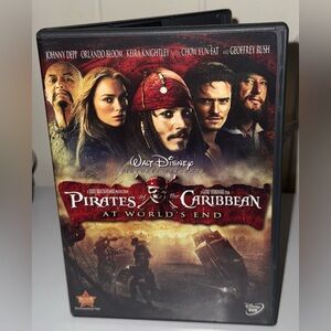 Disney Pirates of the Caribbean: At World's End DVD - Red and Black Cover